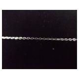 .925 Sterling Silver Green Turquoise Pendant Necklace .925 Sterling Silver Green Turquoise Pendant Necklace