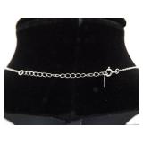 .925 Sterling Silver Green Turquoise Pendant Necklace .925 Sterling Silver Green Turquoise Pendant Necklace