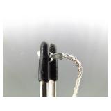 .925 Sterling Silver Chocolate Carnelian Stone Pendant Necklace .925 Sterling Silver Chocolate Carnelian Stone Pendant Necklace