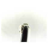 .925 Sterling Silver Moss Agate Pendant Necklace .925 Sterling Silver Moss Agate Pendant Necklace