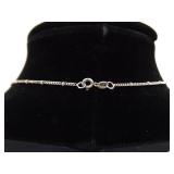 .925 Sterling Silver Ammonite Fossil Pendant Necklace .925 Sterling Silver Ammonite Fossil Pendant Necklace