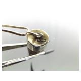 .925 Sterling Silver RARE Dik Dik Horn Pendant Necklace .925 Sterling Silver RARE Dik Dik Horn Pendant Necklace