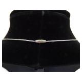 .925 Sterling Silver Liquid Silver Genuine Pearl Dangle Pendant Necklace .925 Sterling Silver Liquid Silver Genuine Pearl Dangle Pendant Necklace