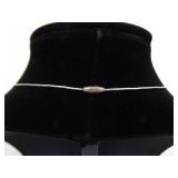 .925 Sterling Silver Liquid Silver Genuine Pearl Dangle Pendant Necklace .925 Sterling Silver Liquid Silver Genuine Pearl Dangle Pendant Necklace