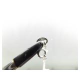 .925 Sterling Silver 10k Yellow Gold and Diamond Accented Jane Seymour Open Heart Pendant Necklace .925 Sterling Silver 10k Yellow Gold and Diamond Accented Jane Seymour Open Heart Pendant Necklace