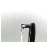 .925 Sterling Silver Diamond Accented Jane Seymour's Open Heart Angle Pendant Necklace .925 Sterling Silver Diamond Accented Jane Seymour's Open Heart Angle Pendant Necklace