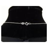 .925 Sterling Silver Diamond Accented Heart Pendant Necklace .925 Sterling Silver Diamond Accented Heart Pendant Necklace