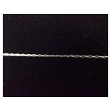 .925 Sterling Silver Diamond and Sapphire Crystal Accented Infinity Pendant Necklace .925 Sterling Silver Diamond and Sapphire Crystal Accented Infinity Pendant Necklace