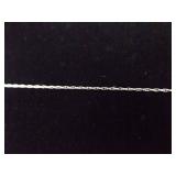 .925 Sterling Silver Diamond and Sapphire Crystal Accented Infinity Pendant Necklace .925 Sterling Silver Diamond and Sapphire Crystal Accented Infinity Pendant Necklace