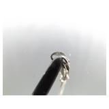 .925 Sterling Silver Diamond Accented Heart Pendant Necklace .925 Sterling Silver Diamond Accented Heart Pendant Necklace