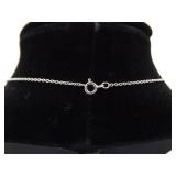 .925 Sterling Silver Diamond Accented Heart Pendant Necklace .925 Sterling Silver Diamond Accented Heart Pendant Necklace