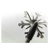 .925 Sterling Silver Diamond Accented Snowflake Pendant Necklace .925 Sterling Silver Diamond Accented Snowflake Pendant Necklace