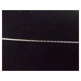 .925 Sterling Silver Zirconia Swirl Pendant Necklace .925 Sterling Silver Zirconia Swirl Pendant Necklace