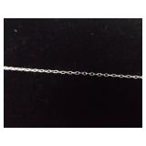 .925 Sterling Silver Zirconia Bar Pendant Necklace .925 Sterling Silver Zirconia Bar Pendant Necklace
