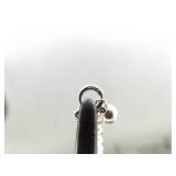 .925 Sterling Silver Zirconia Bar Pendant Necklace .925 Sterling Silver Zirconia Bar Pendant Necklace