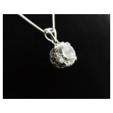 .925 Sterling Silver Zirconia Solitaire Pendant Necklace .925 Sterling Silver Zirconia Solitaire Pendant Necklace