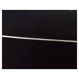 .925 Sterling Silver Zirconia Solitaire Pendant Necklace .925 Sterling Silver Zirconia Solitaire Pendant Necklace