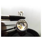 .925 Sterling Silver Zirconia Solitaire Pendant Necklace .925 Sterling Silver Zirconia Solitaire Pendant Necklace