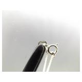 .925 Sterling Silver Zirconia Solitaire Pendant Necklace .925 Sterling Silver Zirconia Solitaire Pendant Necklace