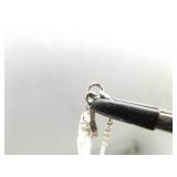 .925 Sterling Silver Art Nouveau Pendant Necklace .925 Sterling Silver Art Nouveau Pendant Necklace