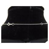 .925 Sterling Silver Rings Necklace .925 Sterling Silver Rings Necklace