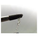 .925 Sterling Silver Rings Necklace .925 Sterling Silver Rings Necklace