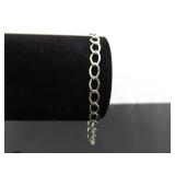 .925 Sterling Silver Naked Charm Bracelet .925 Sterling Silver Naked Charm Bracelet