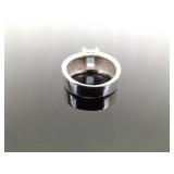 .925 Sterling Silver Art Nouveau Topaz Ring Size 5.75 .925 Sterling Silver Art Nouveau Topaz Ring Size 5.75