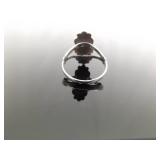 .925 Sterling Silver Green Turquoise Navajo Ring Size 6.5 .925 Sterling Silver Green Turquoise Navajo Ring Size 6.5