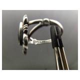 .925 Sterling Silver Green Turquoise Navajo Ring Size 6.5 .925 Sterling Silver Green Turquoise Navajo Ring Size 6.5