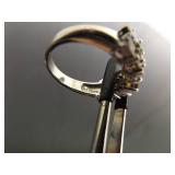 .925 Sterling Silver Multi Colored Gemstone Ring Size 8 .925 Sterling Silver Multi Colored Gemstone Ring Size 8