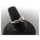 .925 Sterling Silver Amethyst Navajo Ring Size 7.5 .925 Sterling Silver Amethyst Navajo Ring Size 7.5