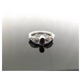 .925 Sterling Silver Amethyst Navajo Ring Size 7.5 .925 Sterling Silver Amethyst Navajo Ring Size 7.5