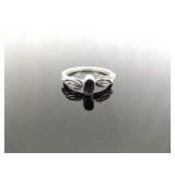 .925 Sterling Silver Amethyst Navajo Ring Size 7.5 .925 Sterling Silver Amethyst Navajo Ring Size 7.5