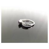 .925 Sterling Silver Amethyst Navajo Ring Size 7.5 .925 Sterling Silver Amethyst Navajo Ring Size 7.5