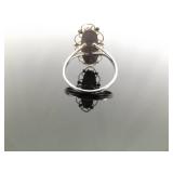 .925 Sterling Silver Black Onyx Cabochon Ring Size 7 .925 Sterling Silver Black Onyx Cabochon Ring Size 7