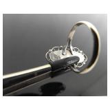 .925 Sterling Silver Black Onyx Cabochon Ring Size 7 .925 Sterling Silver Black Onyx Cabochon Ring Size 7