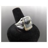 .925 Sterling Silver Moss Agate Ring Size 12.25 .925 Sterling Silver Moss Agate Ring Size 12.25