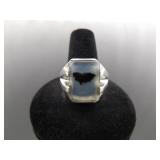 .925 Sterling Silver Moss Agate Ring Size 12.25 .925 Sterling Silver Moss Agate Ring Size 12.25