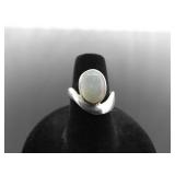 .925 Sterling Silver Inlayed Mother of Pearl Ring Size 6 .925 Sterling Silver Inlayed Mother of Pearl Ring Size 6