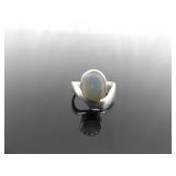 .925 Sterling Silver Inlayed Mother of Pearl Ring Size 6 .925 Sterling Silver Inlayed Mother of Pearl Ring Size 6