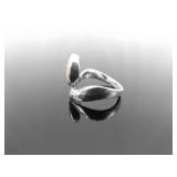 .925 Sterling Silver Inlayed Mother of Pearl Ring Size 6 .925 Sterling Silver Inlayed Mother of Pearl Ring Size 6