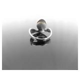 .925 Sterling Silver Inlayed Mother of Pearl Ring Size 6 .925 Sterling Silver Inlayed Mother of Pearl Ring Size 6