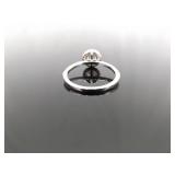 .925 Sterling Silver Zirconia Solitaire Ring Size 9.25 .925 Sterling Silver Zirconia Solitaire Ring Size 9.25