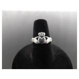 .925 Sterling Silver Irish Claddagh Ring Size 6.75 .925 Sterling Silver Irish Claddagh Ring Size 6.75