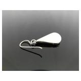 .925 Sterling Silver Multi Colored Inlayed Stone Hopi Dangle Hook Earrings .925 Sterling Silver Multi Colored Inlayed Stone Hopi Dangle Hook Earrings