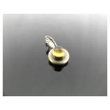 .925 Sterling Silver Citrine Cabochon Dangle Hook Earrings .925 Sterling Silver Citrine Cabochon Dangle Hook Earrings