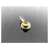 .925 Sterling Silver Citrine Cabochon Dangle Hook Earrings .925 Sterling Silver Citrine Cabochon Dangle Hook Earrings