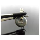 .925 Sterling Silver Citrine Cabochon Dangle Hook Earrings .925 Sterling Silver Citrine Cabochon Dangle Hook Earrings