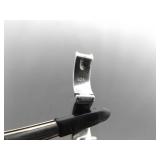 .925 Sterling Silver Dual Personality Diamond Hinged Post Earrings .925 Sterling Silver Dual Personality Diamond Hinged Post Earrings